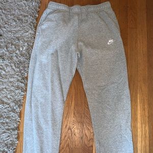 Grey Nike sweatpants size large